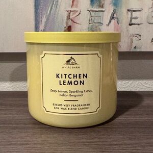 Kitchen Lemon Candle Bath and Body Works